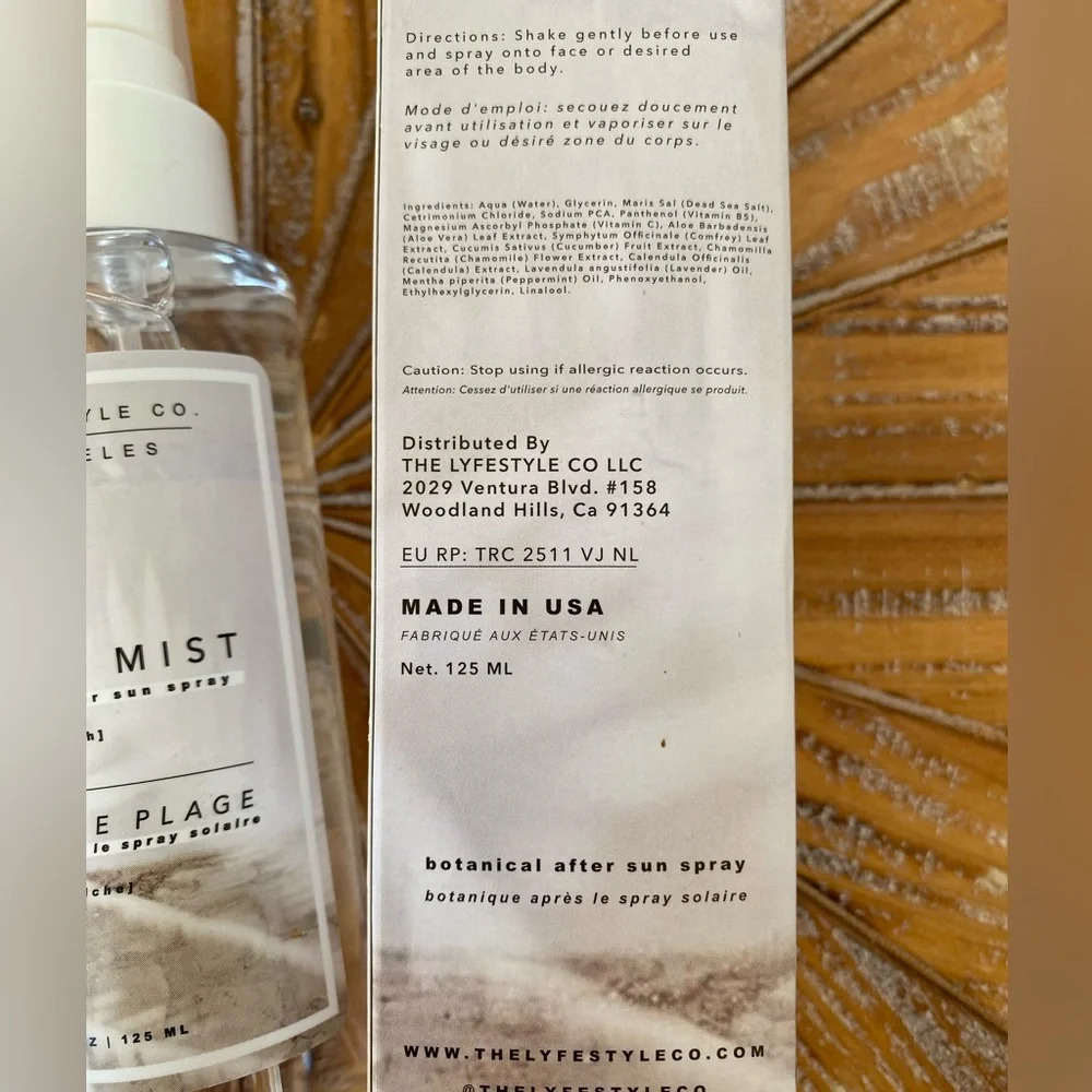 The Lyfestyle Co. Beach Mist After Sun Spray 4 oz / 125 ml - Picture 5 of 6
